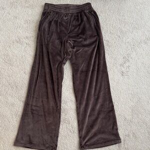 Skims Brown Velour Pants